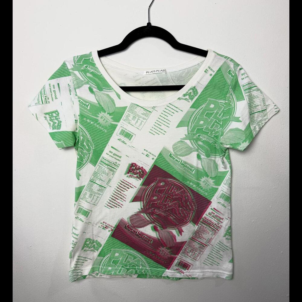 Rare Issey Miyake Pleats Please Logo Tee
